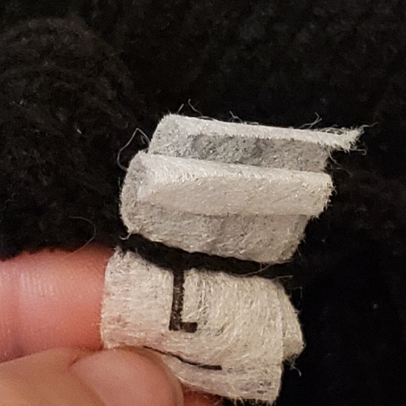 Image Black Thick Ribbed Knit Cardigan - Picture 14 of 16